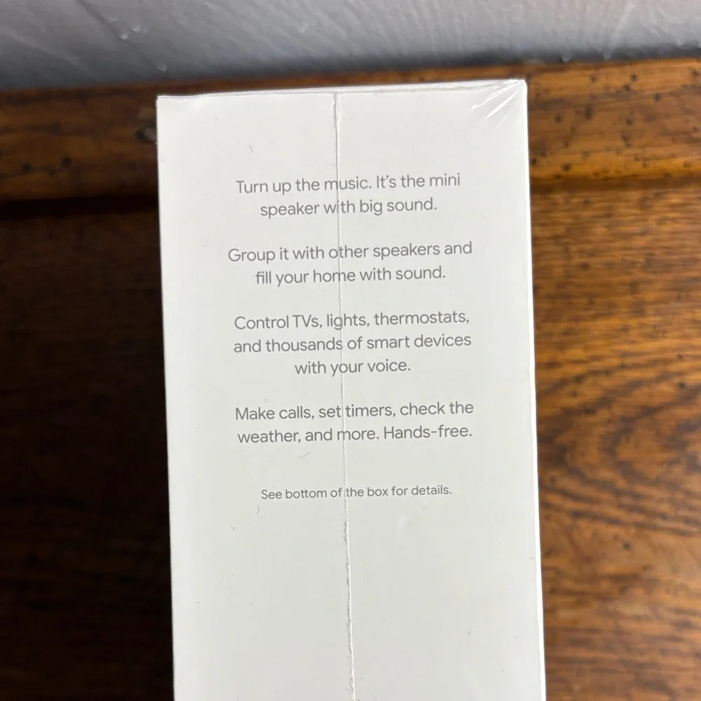 Google Smart Speaker Box - White